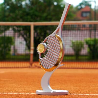 Statuetka za promowanie tenisa.